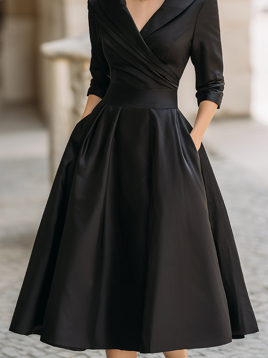 Dharmay | Elegancka sukienka midi