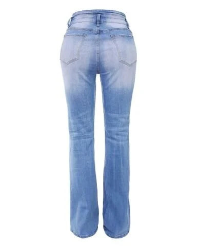 Dżinsy skinny z efektem