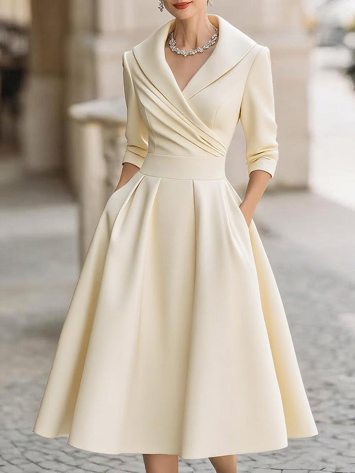 Dharmay | Elegancka sukienka midi
