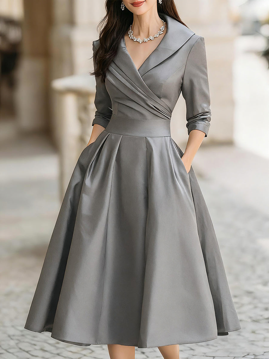 Dharmay | Elegancka sukienka midi