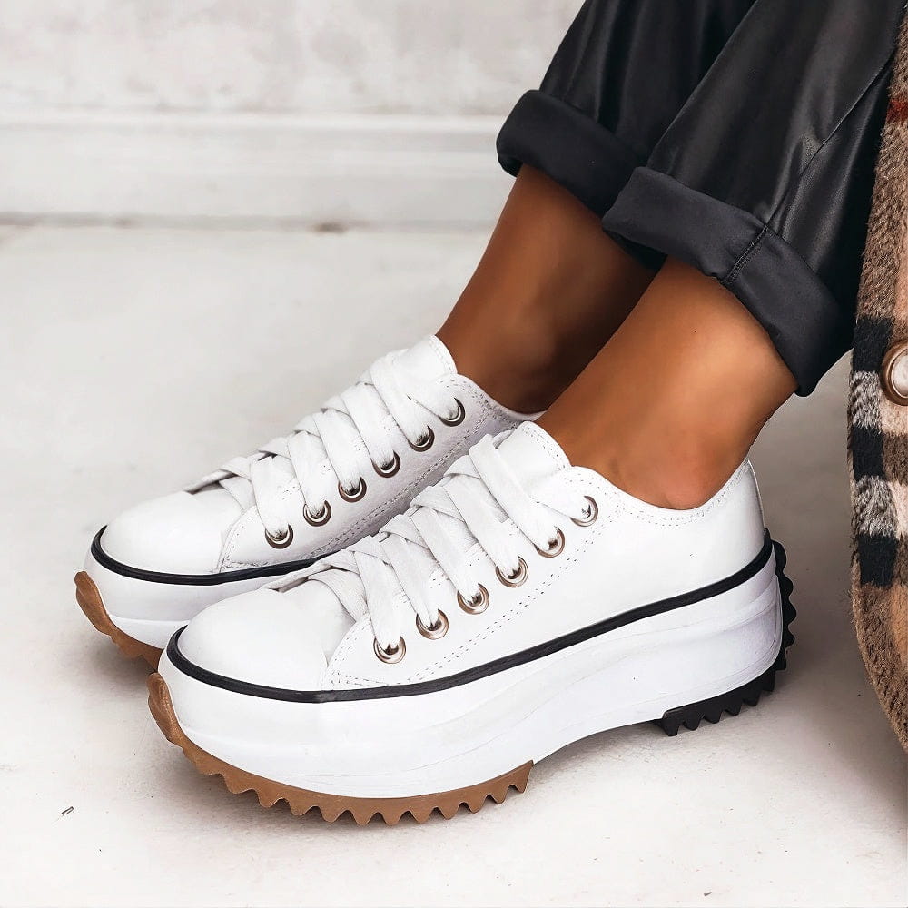 Livia™ | Skórzane Sneakersy na Platformie