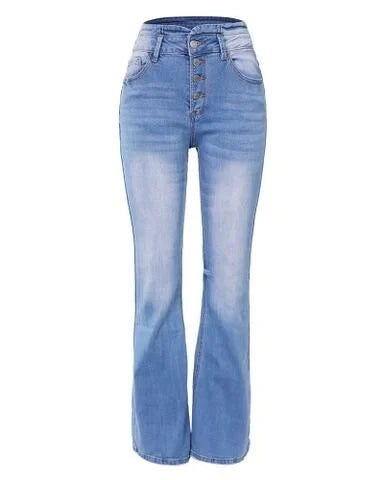 Dżinsy skinny z efektem