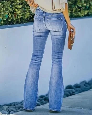Dżinsy skinny z efektem