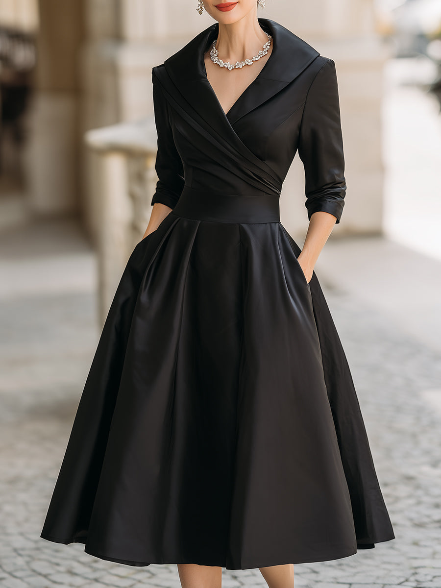 Dharmay | Elegancka sukienka midi