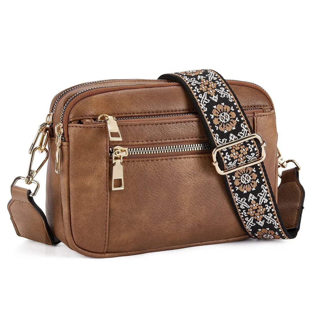 Dorota - Crossbody z kolorowymi paskami