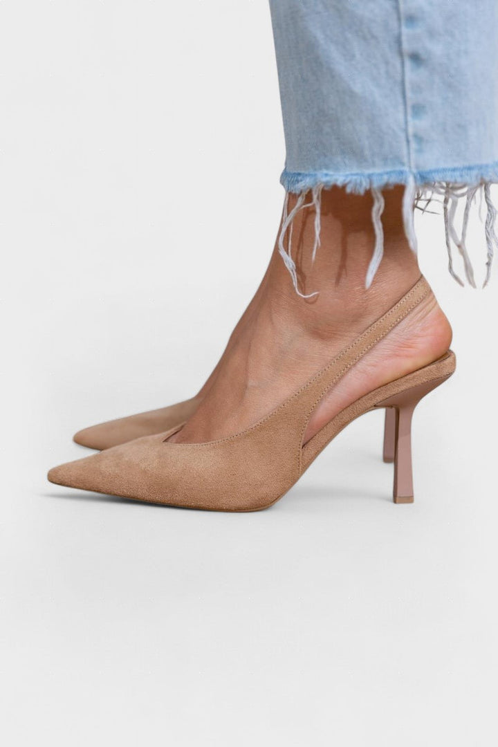 Alma™ | Eleganckie buty slingback w kolorze nude